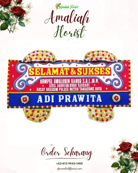 Papan Bunga Ucapan Selamat Tipar Raya